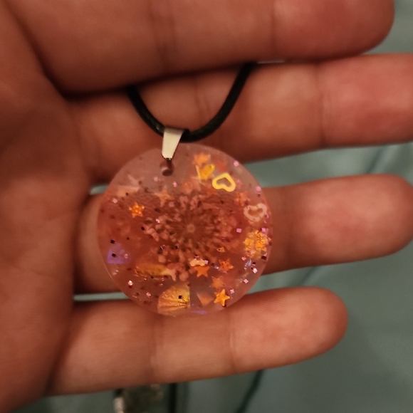 Hand Crafted Jewelry - resin pendent